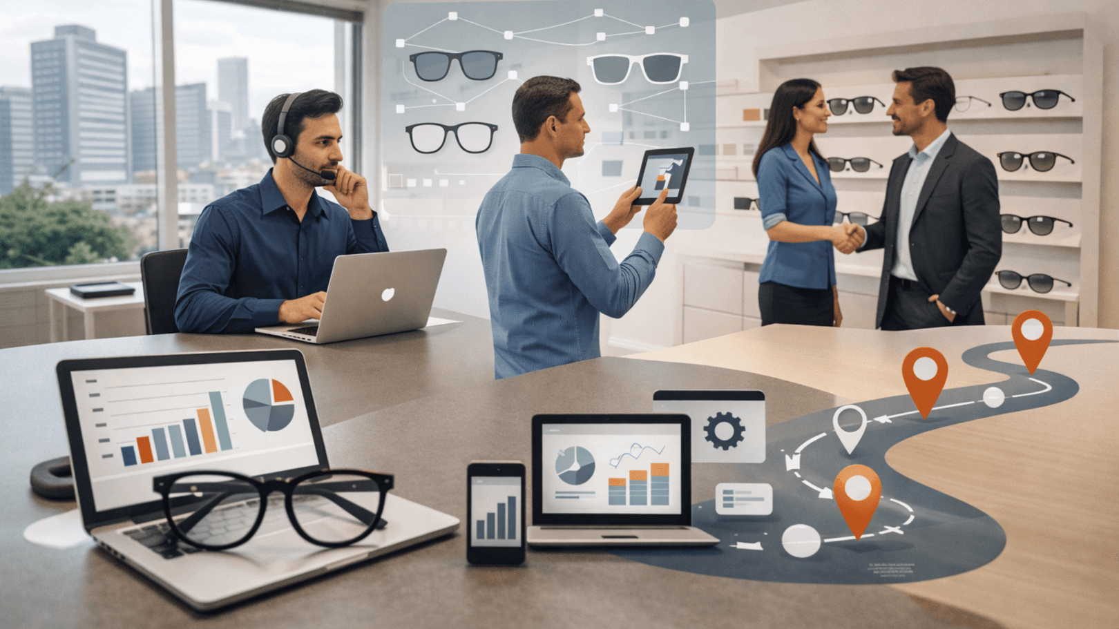 Eyewear B2B 2026: market scenario and digital roadmap for data, agents and customers