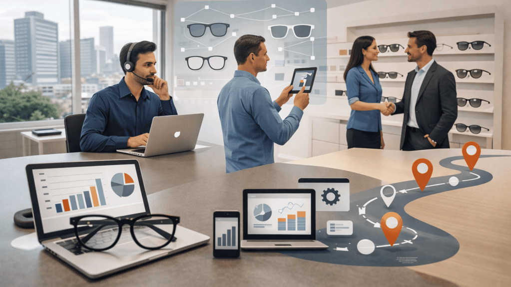 Eyewear B2B 2026: scenario di mercato e roadmap digitale per dati, agenti e clienti