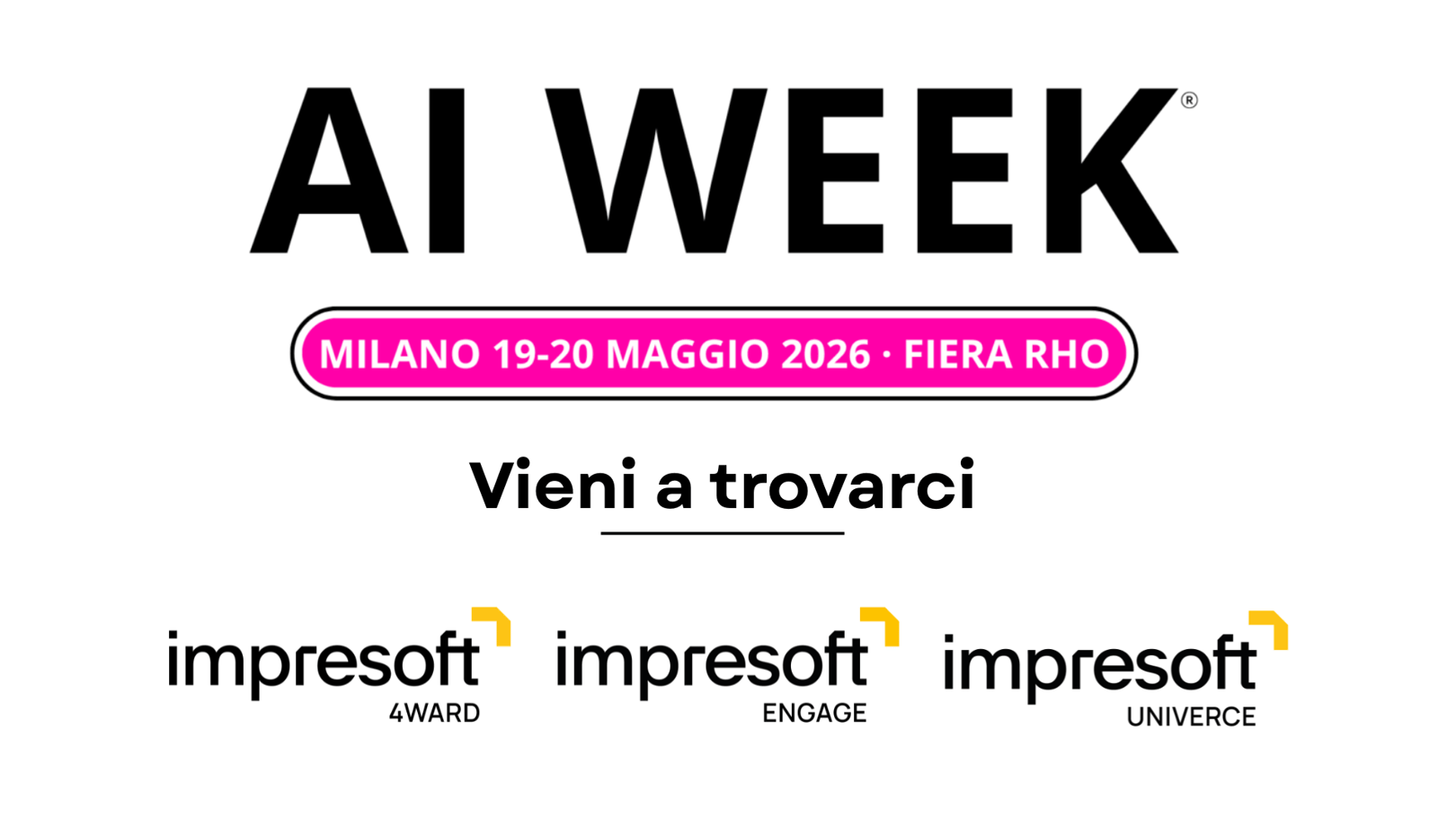 L'AI che funziona. Impresoft all' AI Week di Milano