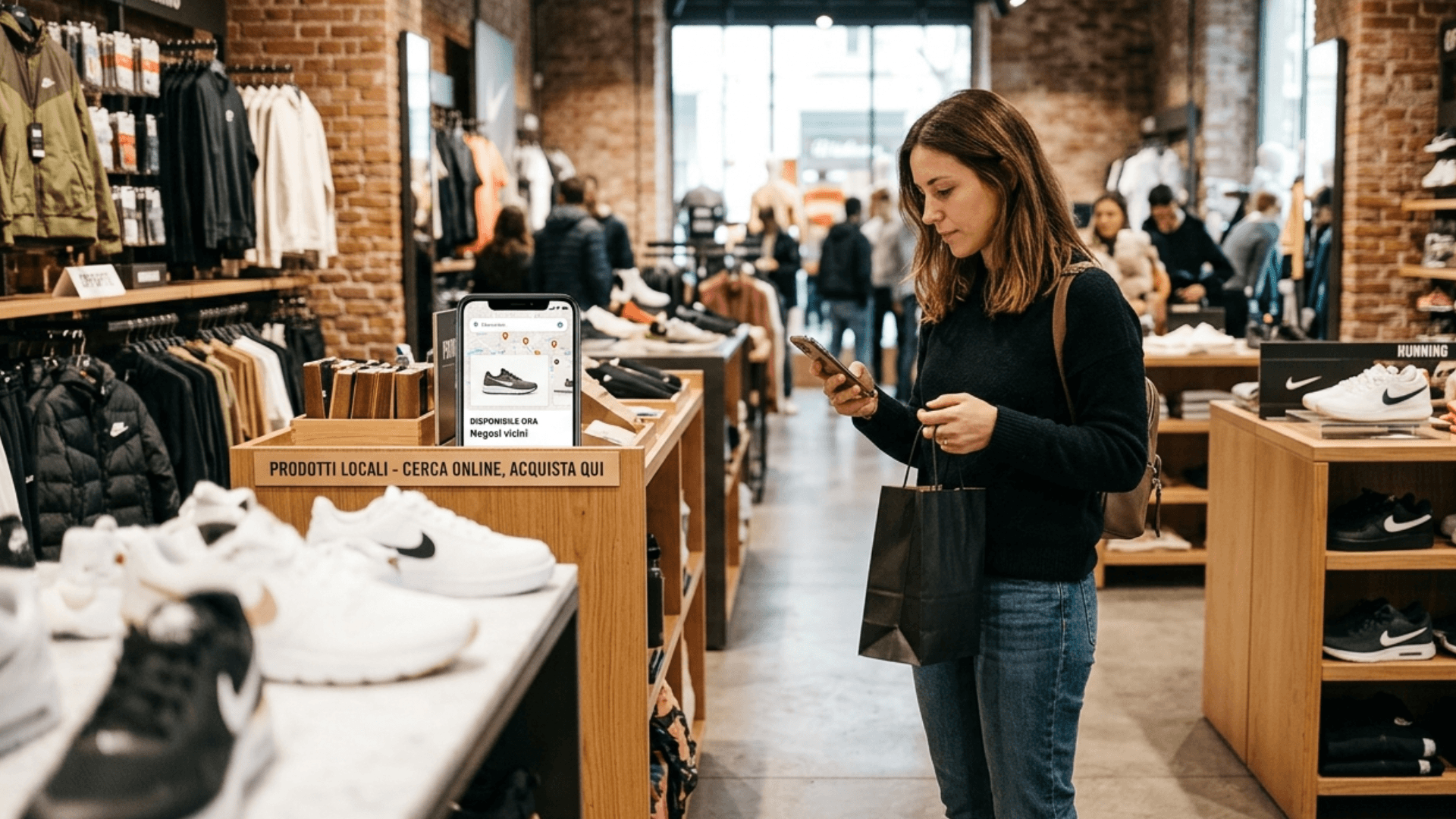 The physical store starts with online search