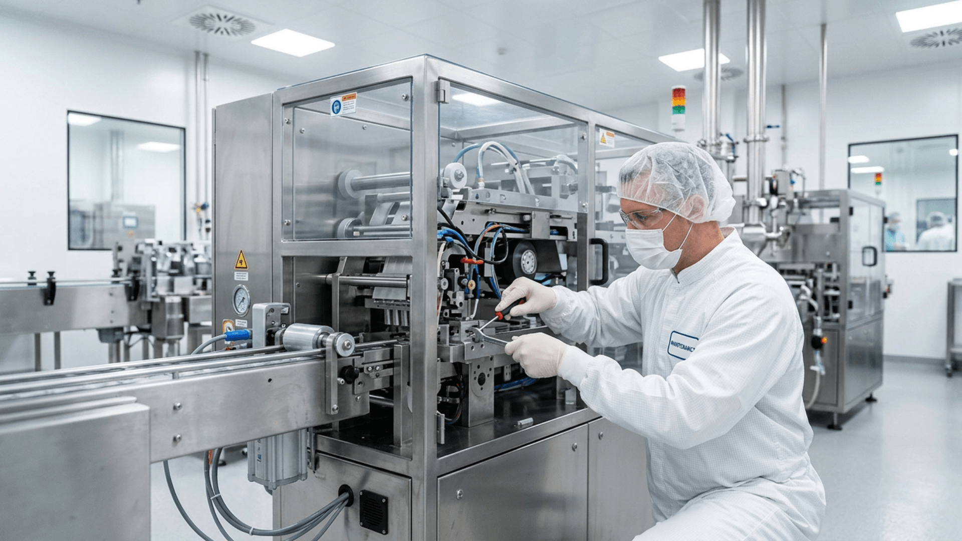Manutenzione nel settore farmaceutico: dalla Compliance GMP alla qualità del prodotto